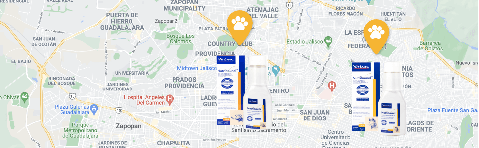 Encuentra el producto en la clínica veterinaria más cercana